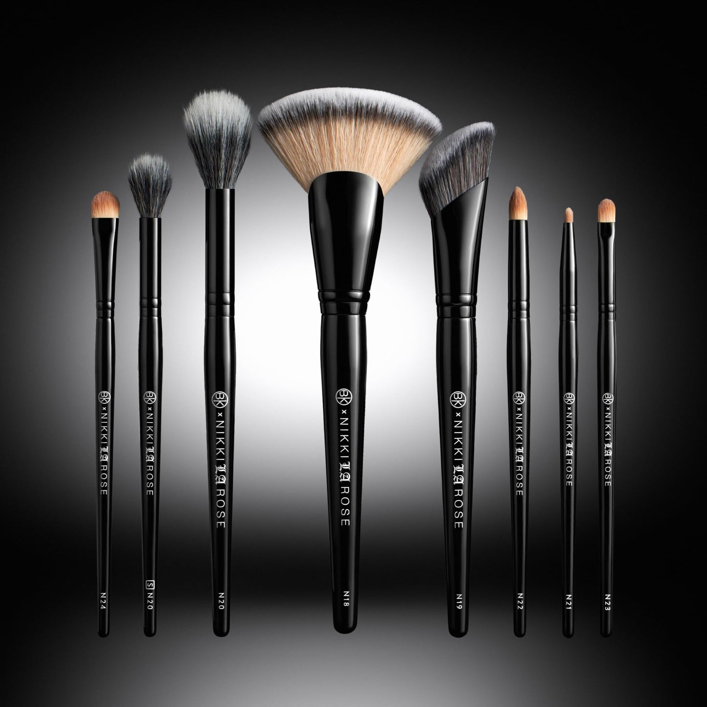8-Piece Pro Artist Makeup Brush Set