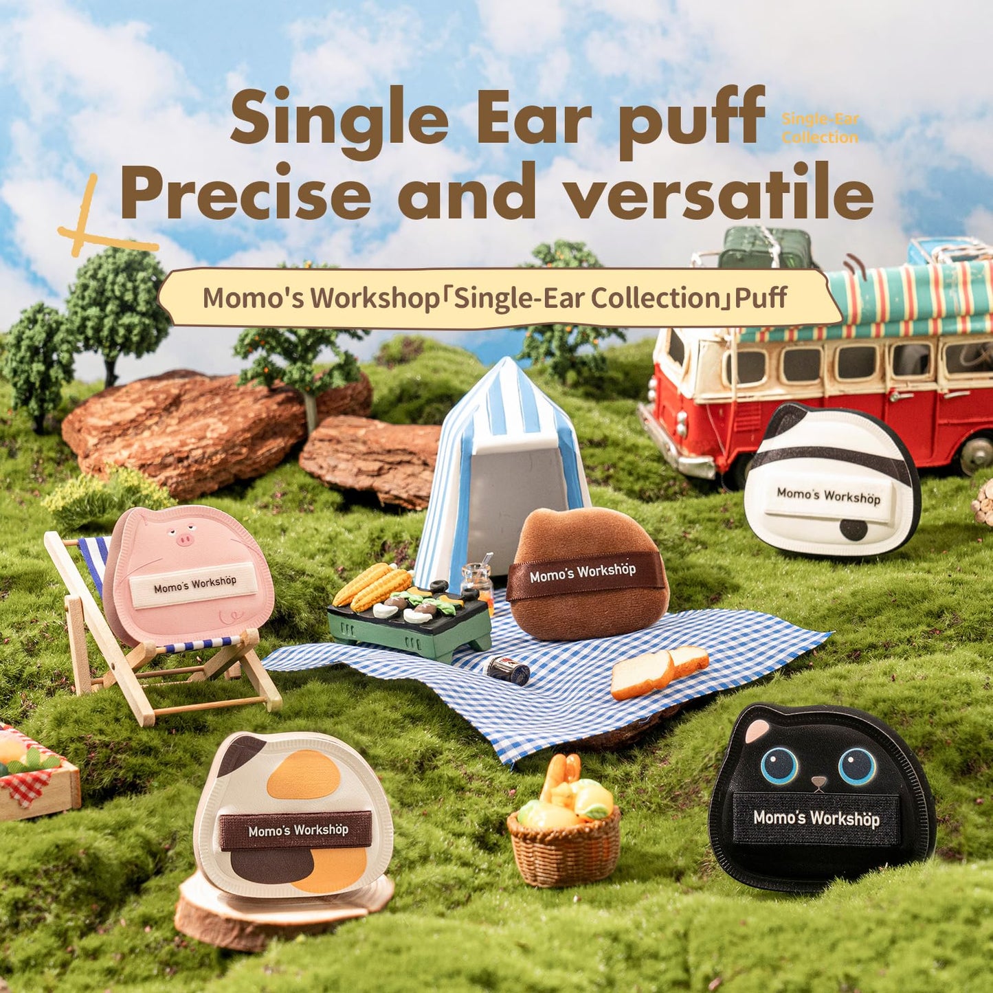 11-Piece Animal Makeup Sponge Set