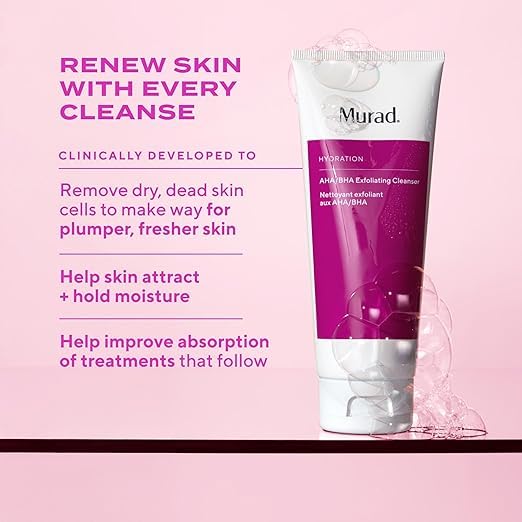 AHA BHA Exfoliating Facial Cleanser