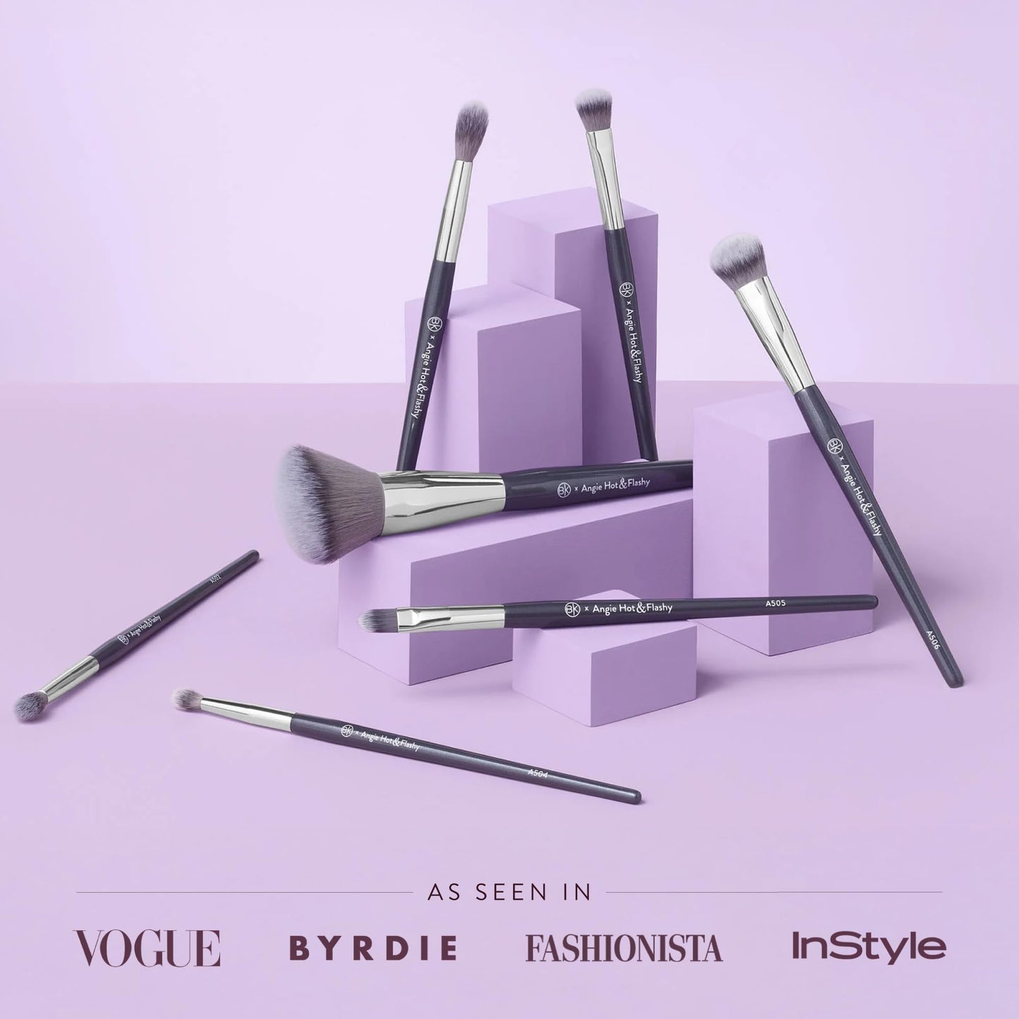 7-Piece Professional Makeup Brush Set