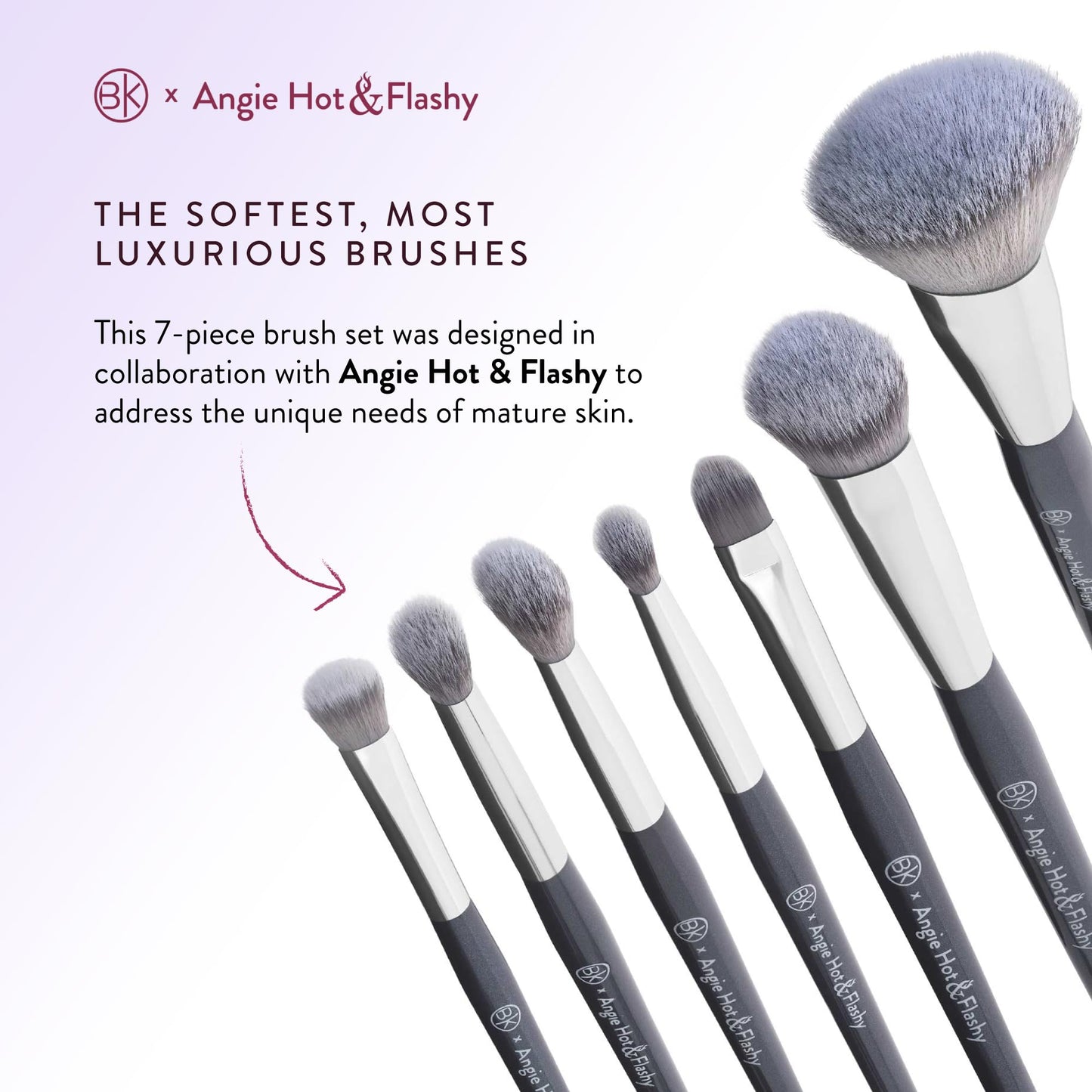 7-Piece Professional Makeup Brush Set