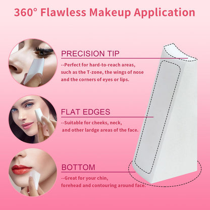 Fauxomor Makeup Sponges Wedges, New Version