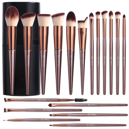 18-Piece Premium Makeup Brush Set