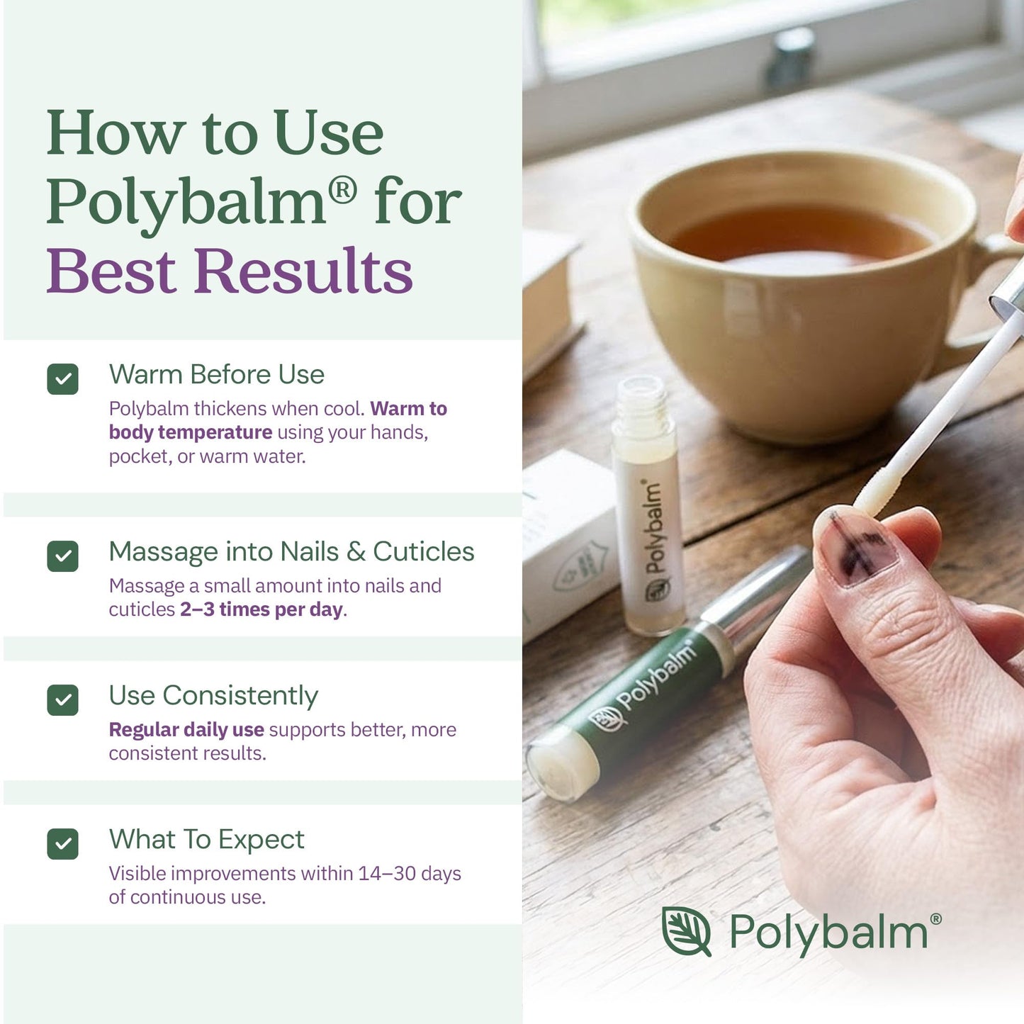 Natural Nail Repair Strengthening Balm