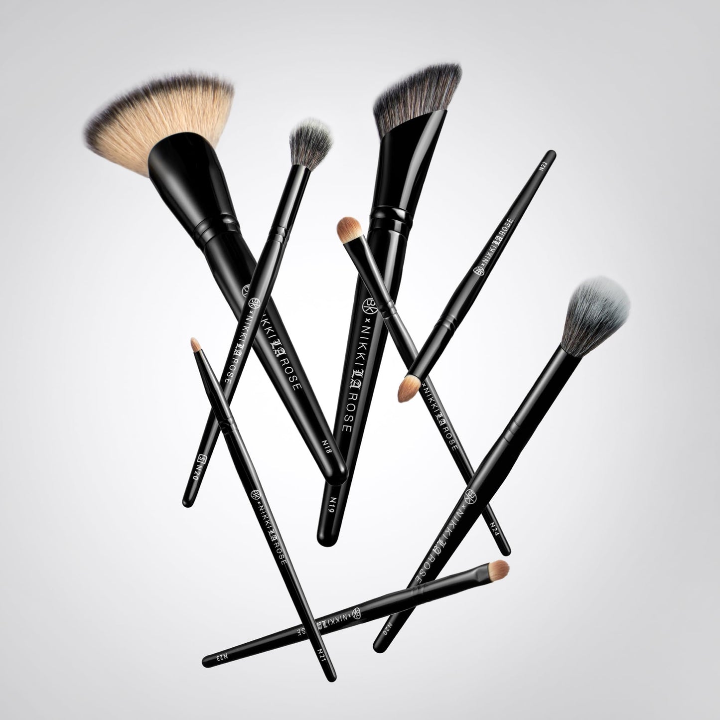 8-Piece Pro Artist Makeup Brush Set