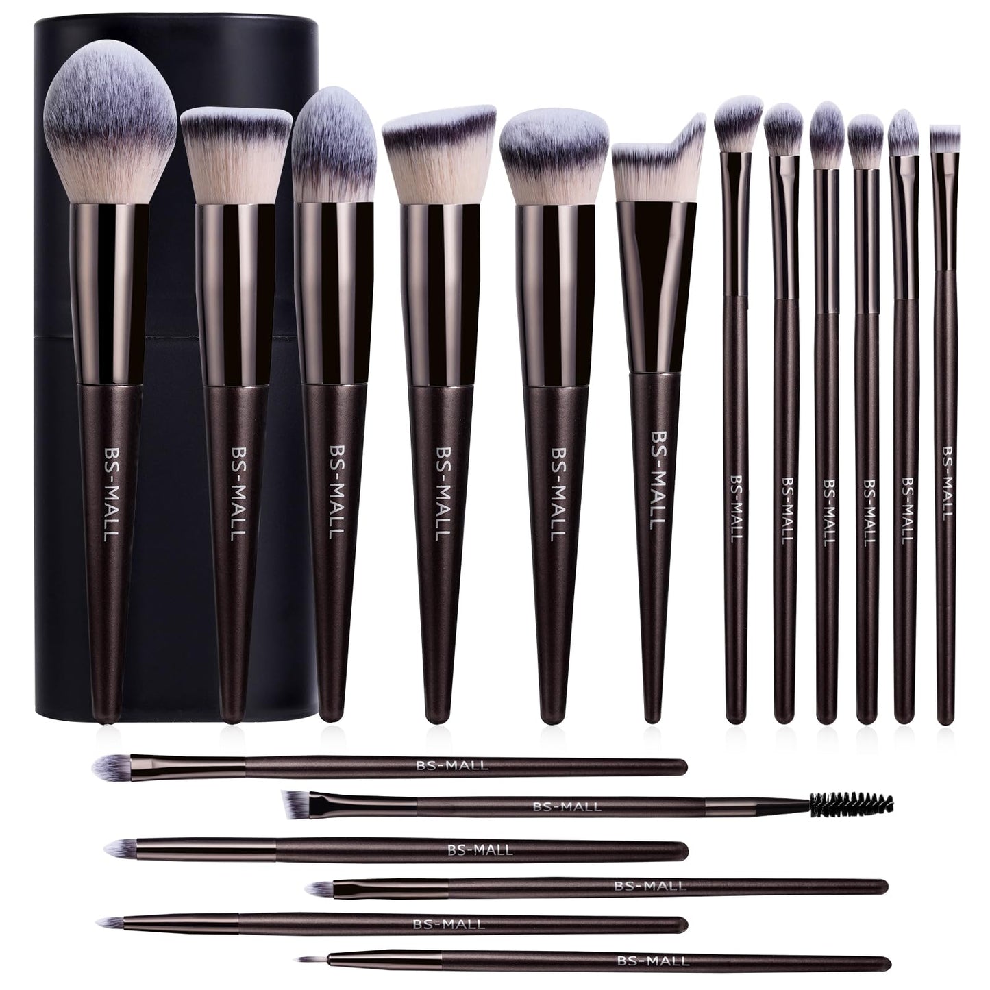 18-Piece Premium Makeup Brush Set