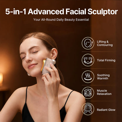 LED Heated Gua Sha Facial Sculpting Tool