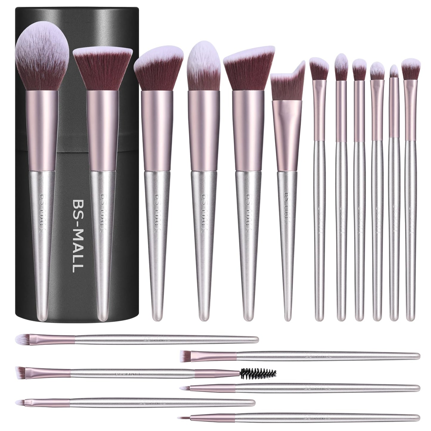 18-Piece Premium Makeup Brush Set