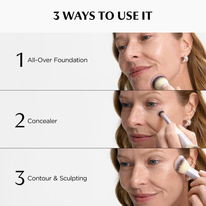 Dual-Ended Complexion Makeup Brush