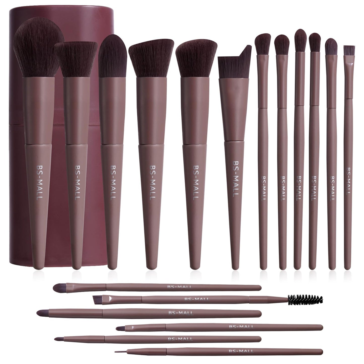 18-Piece Premium Makeup Brush Set