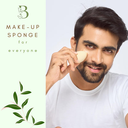 Green Tea Plant-Based Makeup Sponge Set