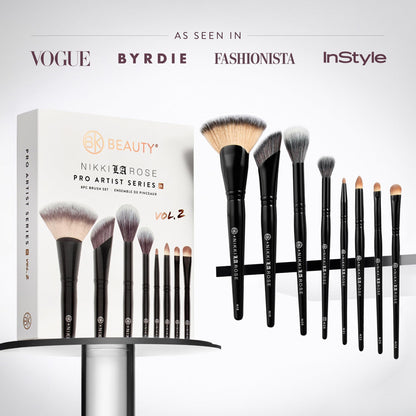 8-Piece Pro Artist Makeup Brush Set