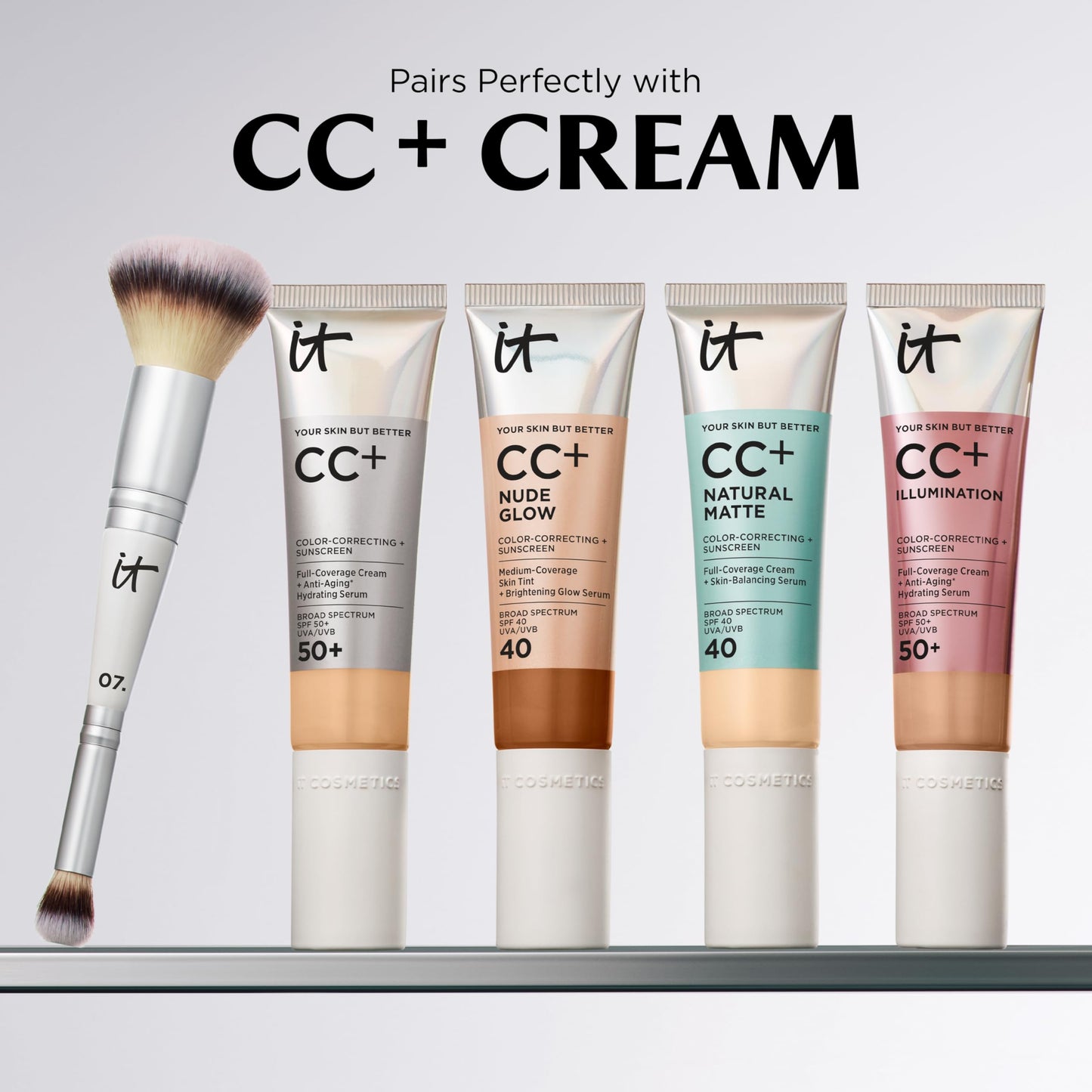 Dual-Ended Complexion Makeup Brush