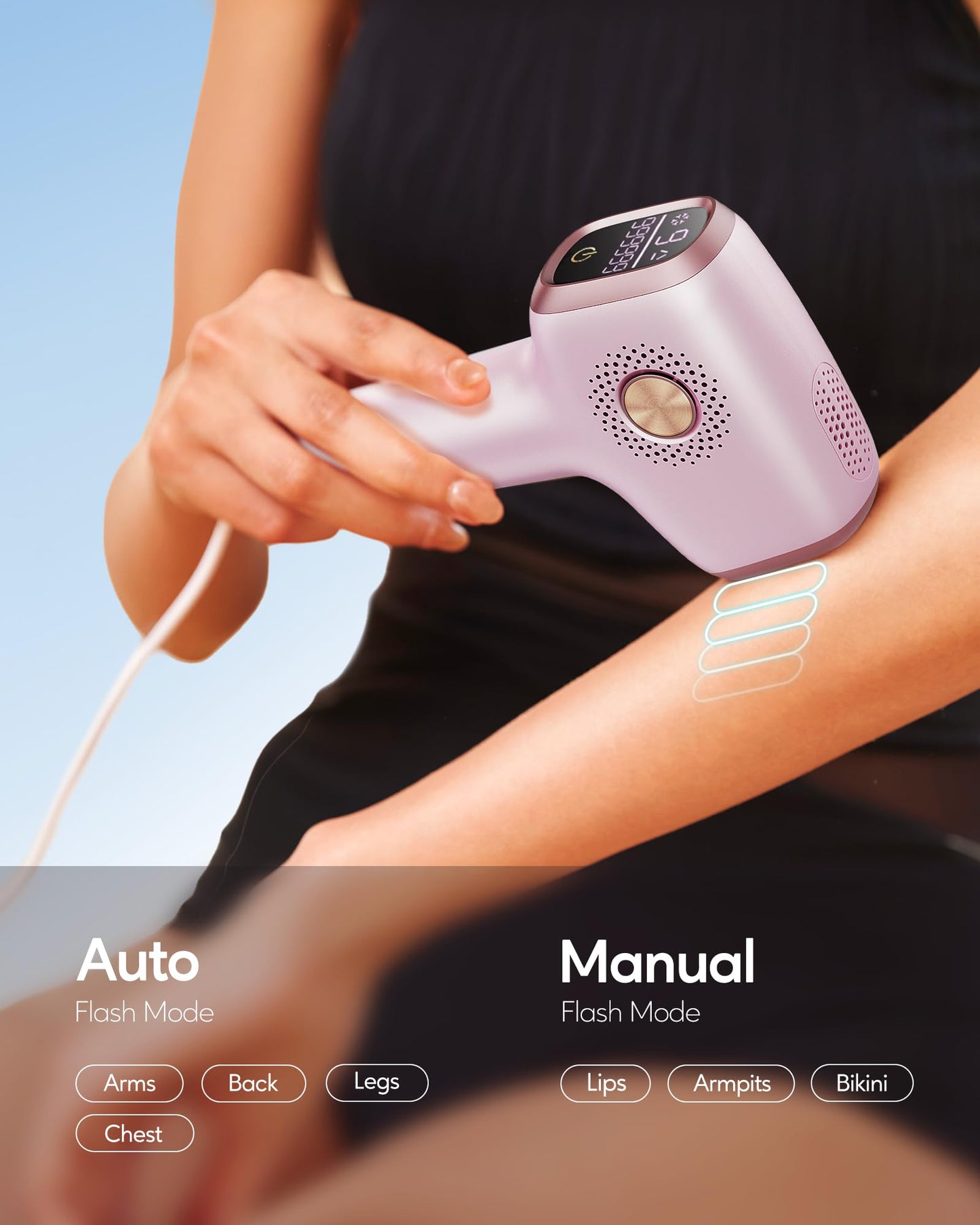 Ice Cooling IPL Hair Removal Device
