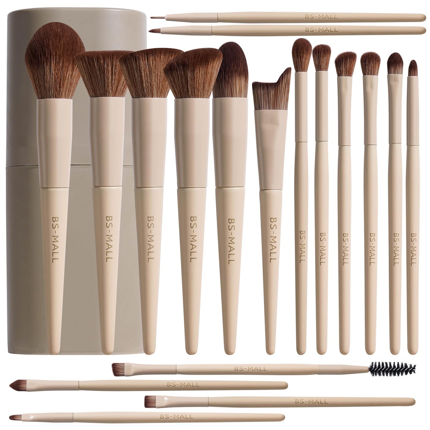 18-Piece Premium Makeup Brush Set