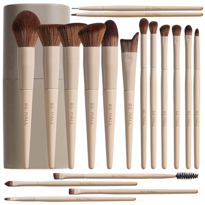 18-Piece Premium Makeup Brush Set