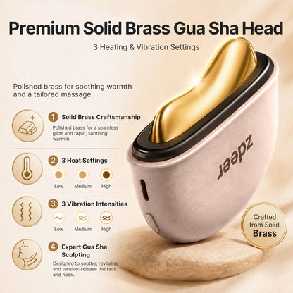 LED Heated Gua Sha Facial Sculpting Tool