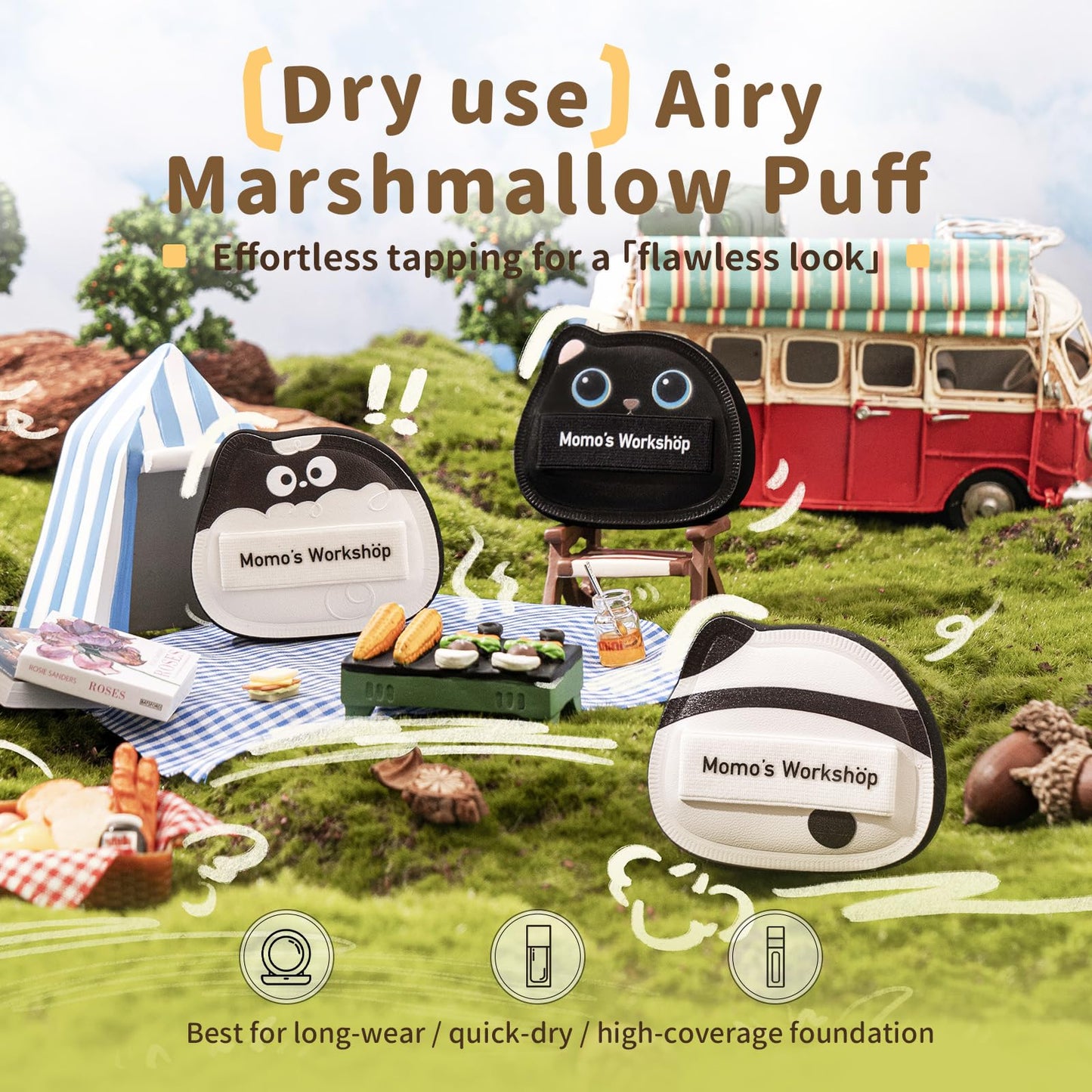 11-Piece Animal Makeup Sponge Set