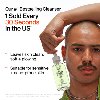 Superfood Kale Green Tea Facial Cleanser