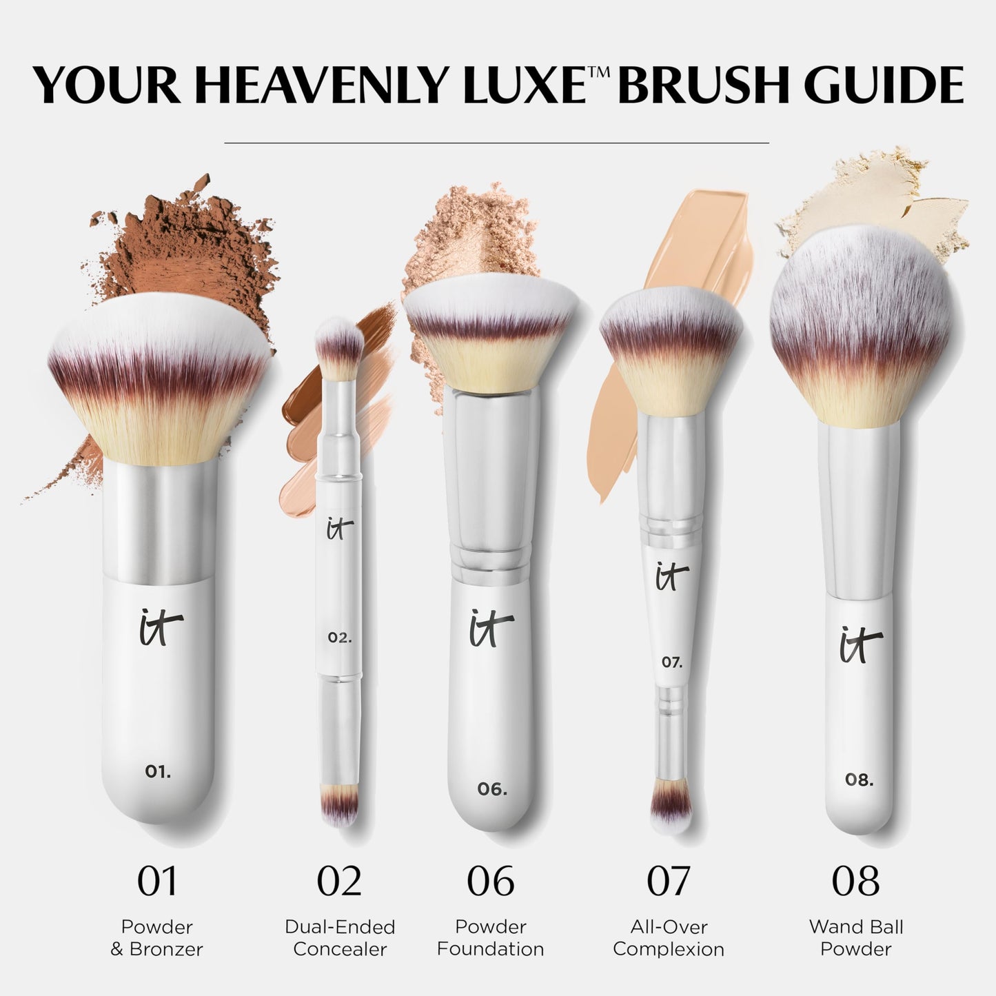 Dual-Ended Complexion Makeup Brush