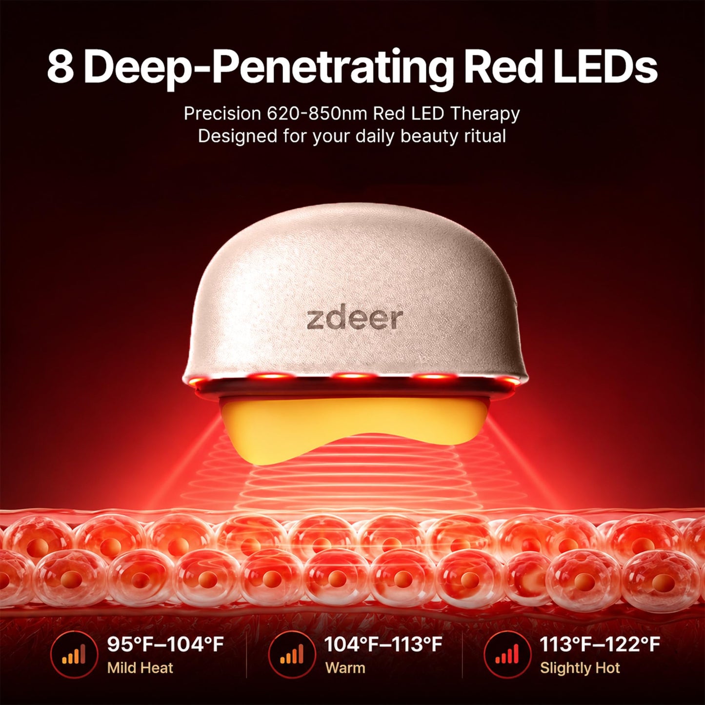 LED Heated Gua Sha Facial Sculpting Tool