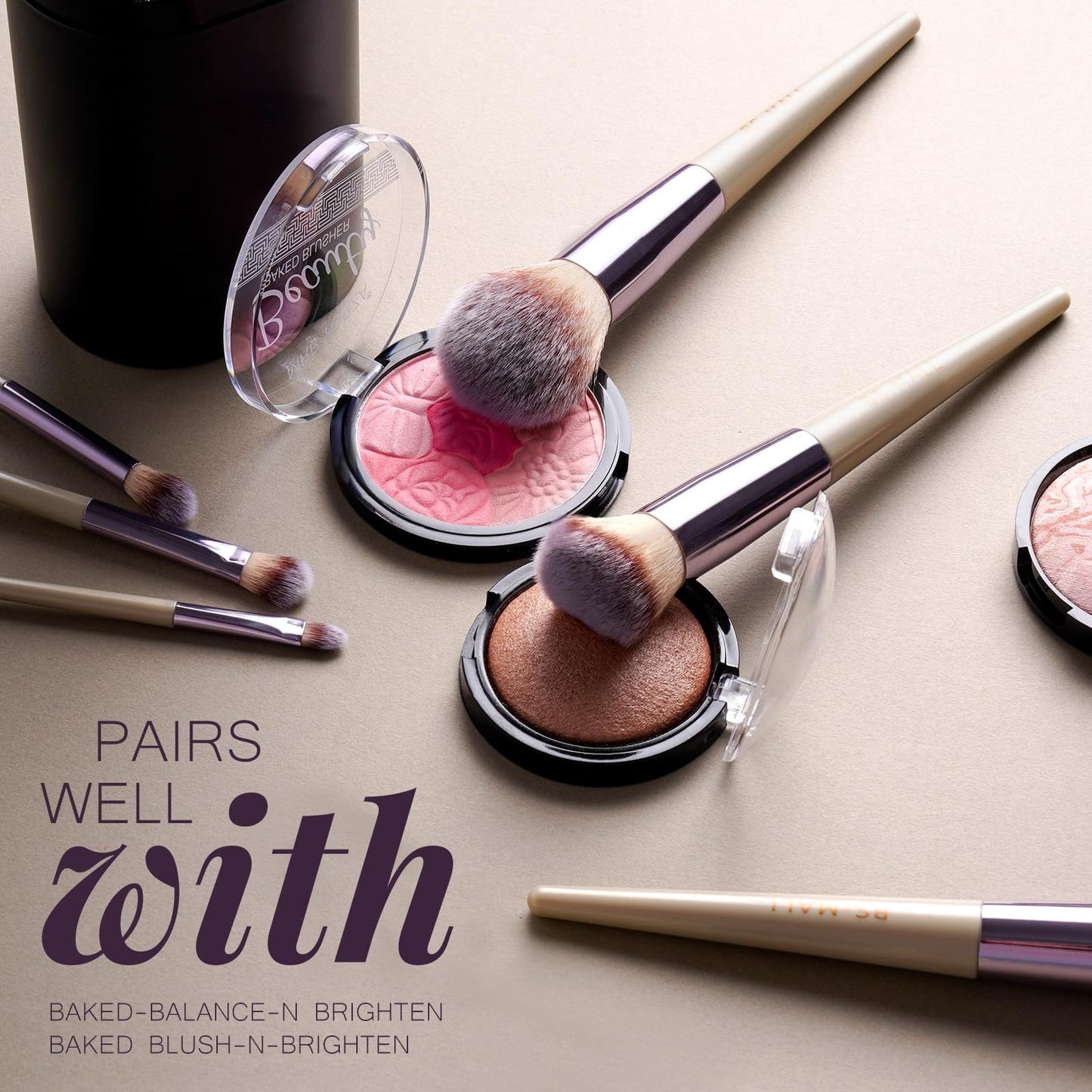 18-Piece Premium Makeup Brush Set