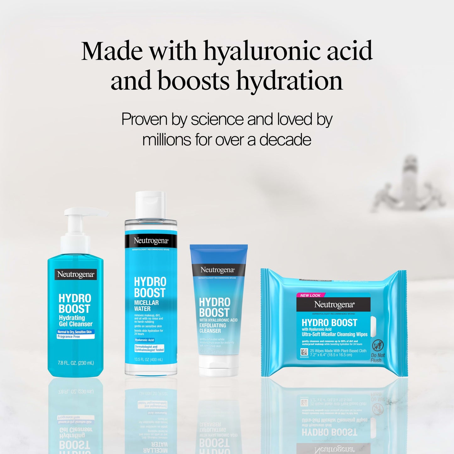 Hydro Boost Hydrating Micellar Cleansing Wipes