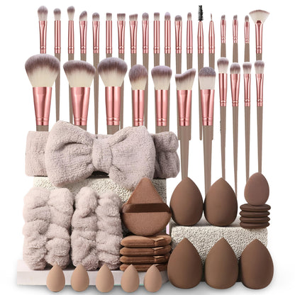 54-Piece Professional Makeup Tools Set